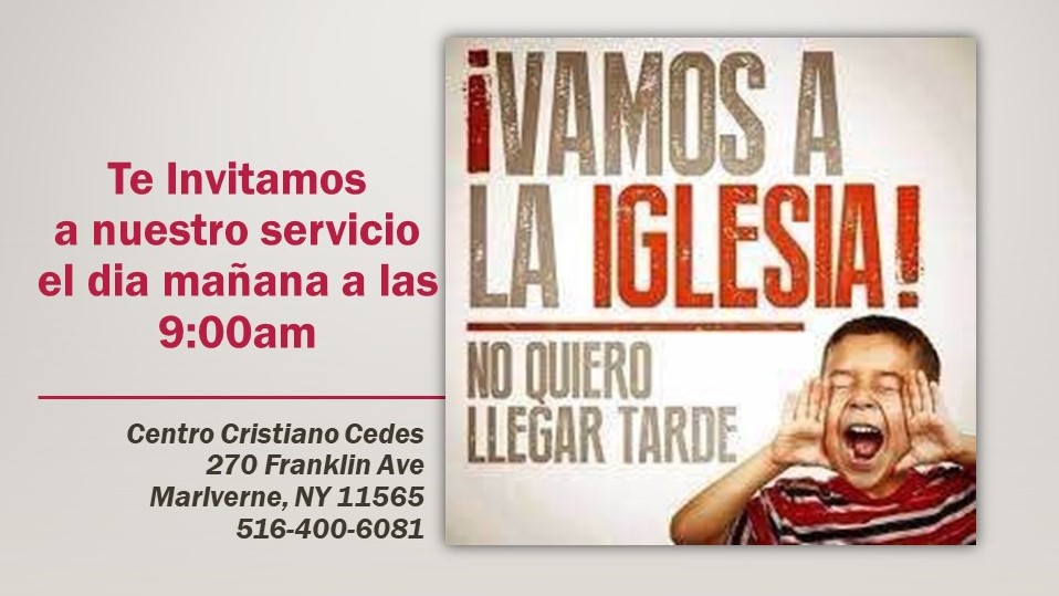 Centro Cristiano Cedes~Hispanic Church | 270 Franklin Ave, Malverne, NY 11565 | Phone: (516) 400-6181