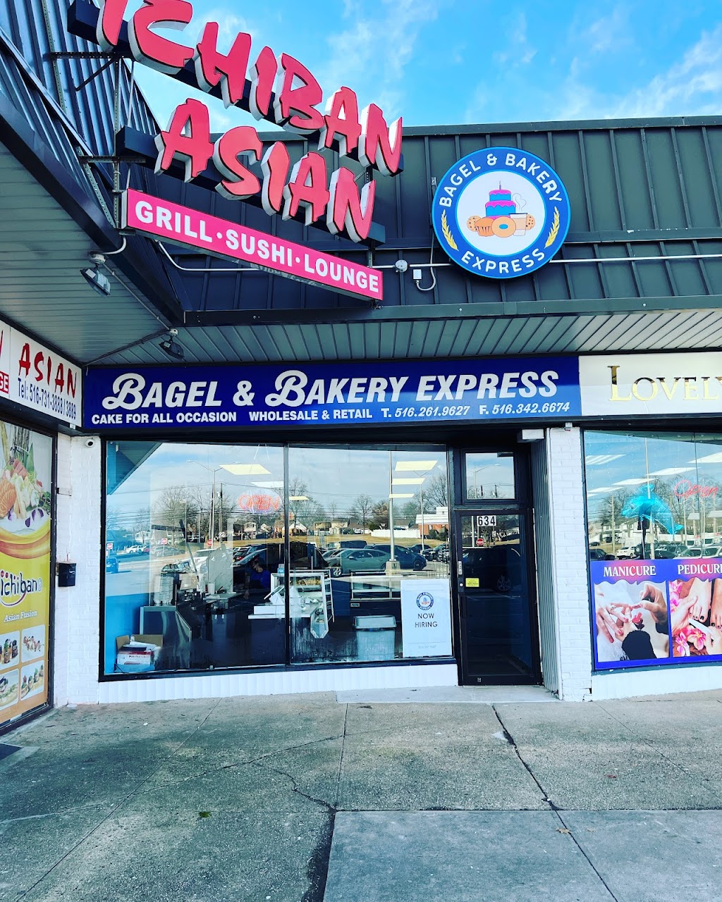 Bagel & Bakery Express | 634 Wantagh Ave, Levittown, NY 11756 | Phone: (516) 261-9627