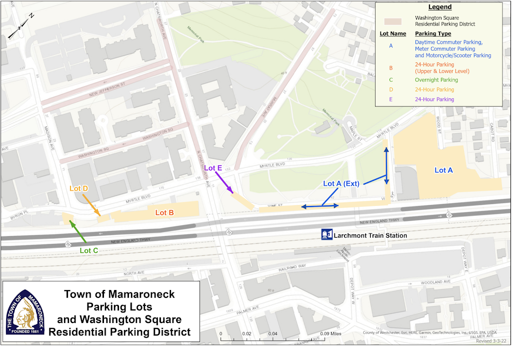 Lot A - Town of Mamaroneck | 1 Vine St, Larchmont, NY 10538 | Phone: (914) 381-7870