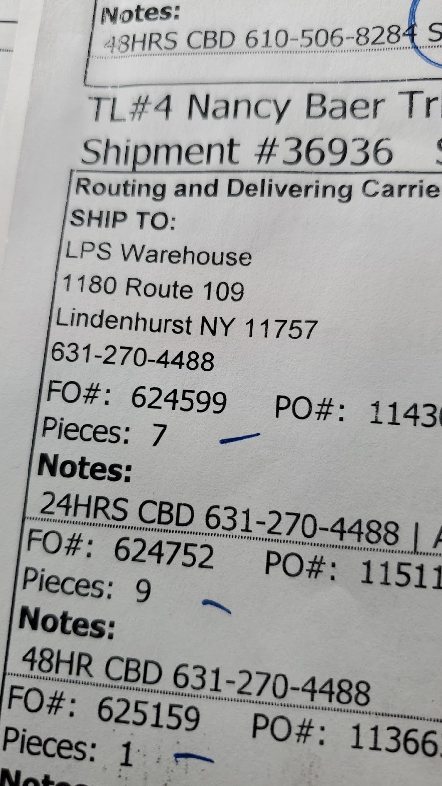 LPS Warehouse | 1180 NY-109, Lindenhurst, NY 11757 | Phone: (631) 270-4488