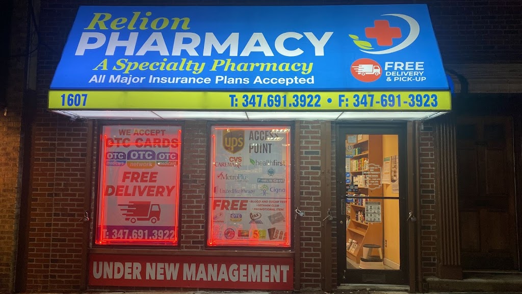 Relion Pharmacy | 1607 Williamsbridge Rd, Bronx, NY 10461 | Phone: (347) 691-3922