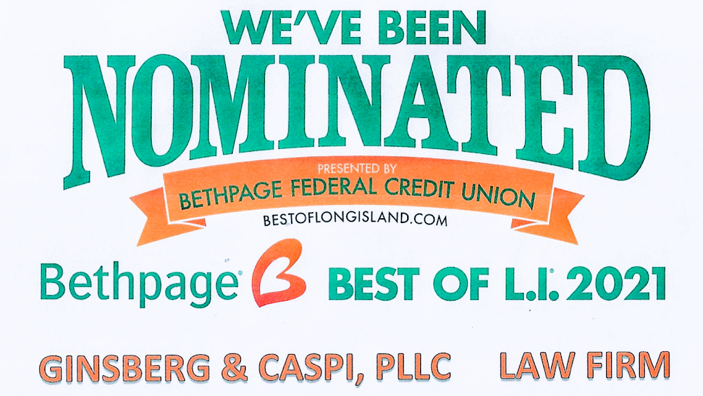 Ginsberg & Caspi, PLLC | 188 Birch Hill Rd, Locust Valley, NY 11560 | Phone: (516) 742-7747