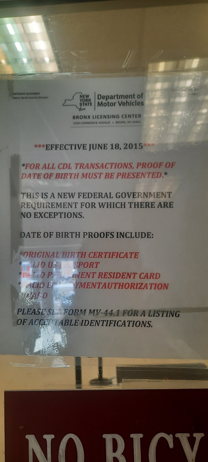 New York State DMV - Bronx License Center | 1350 Commerce Ave, Bronx, NY 10461 | Phone: (518) 486-9786