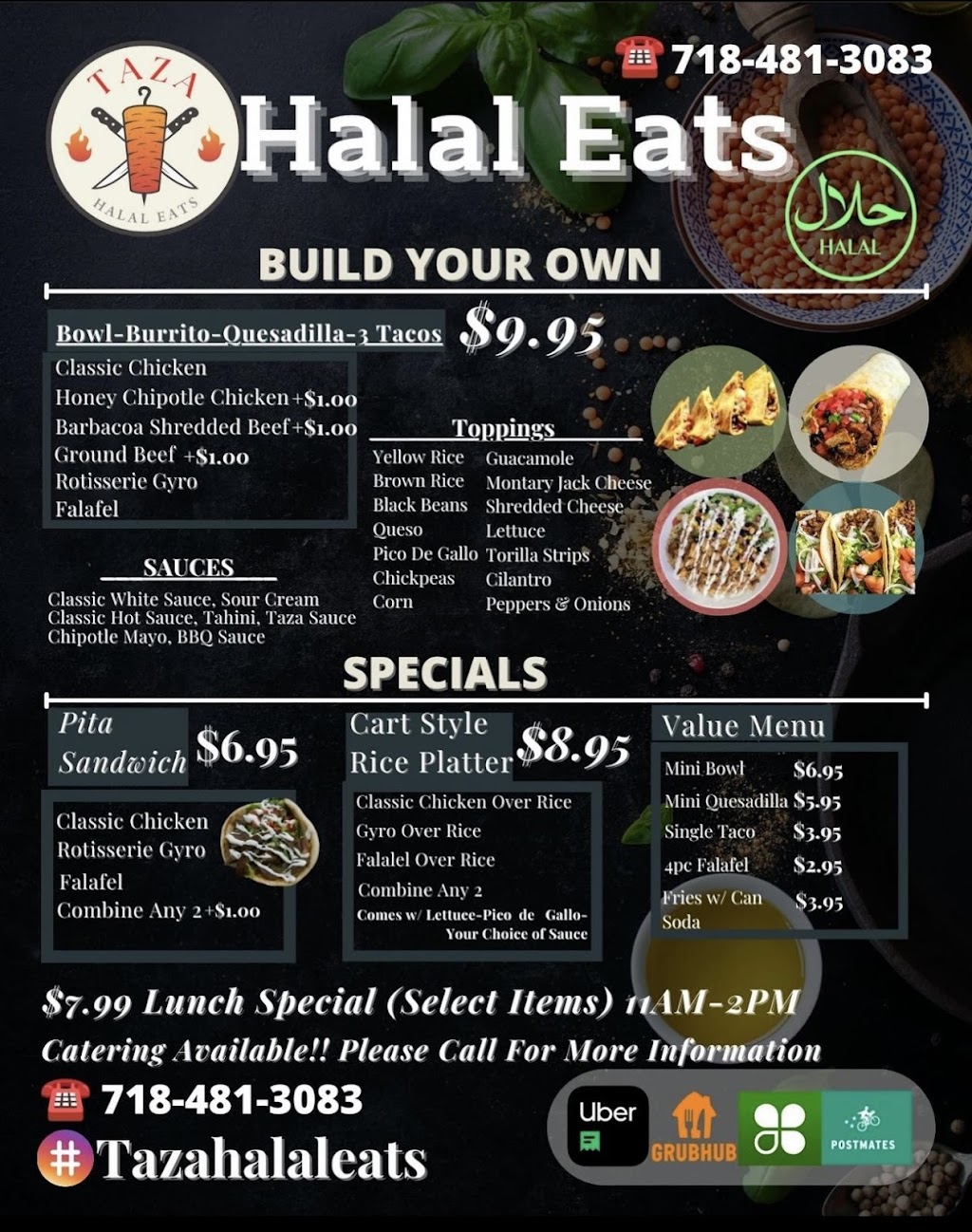 Taza Halal Eats | 216-19 Linden Blvd, Queens, NY 11411 | Phone: (718) 481-3083