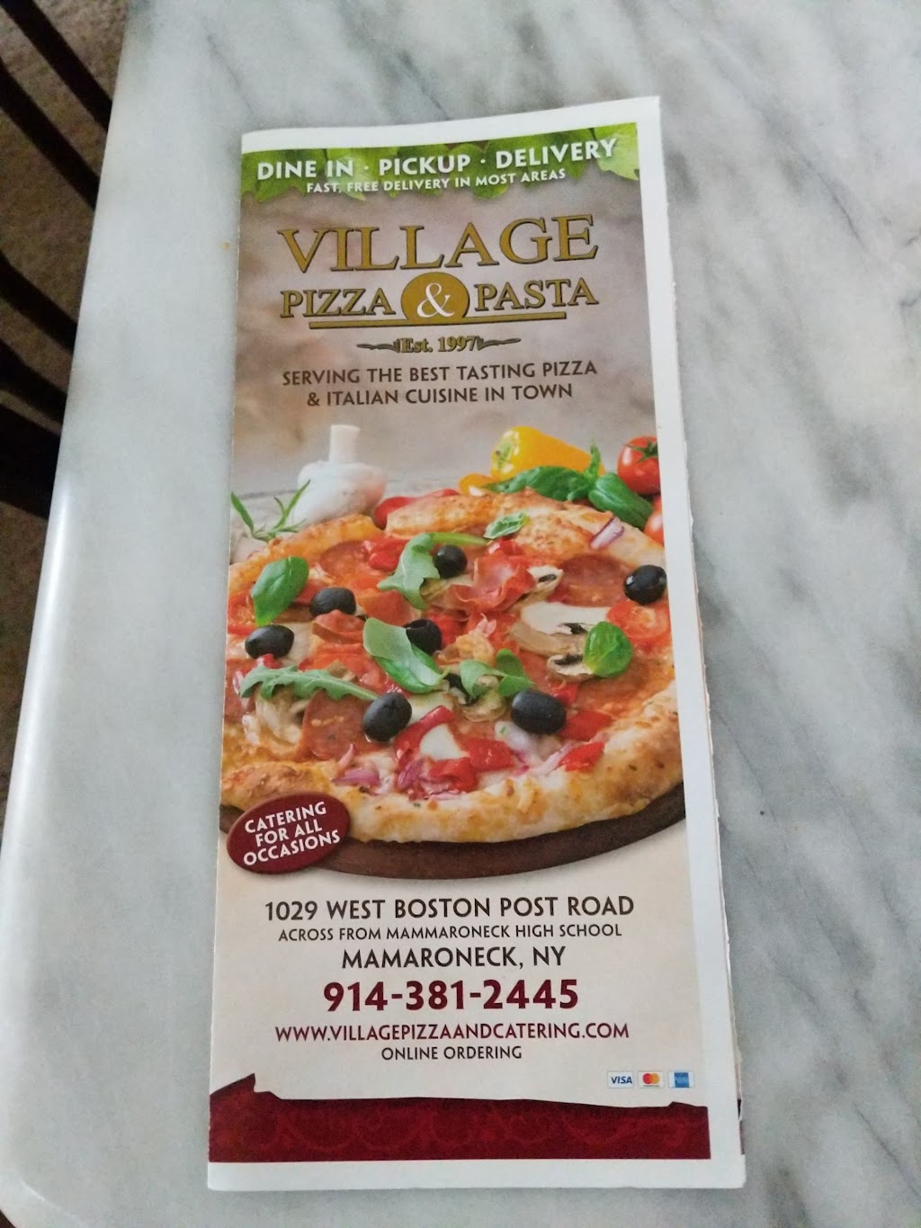 Village Pizza & Pasta | 1029 W Boston Post Rd, Mamaroneck, NY 10543 | Phone: (914) 381-2445