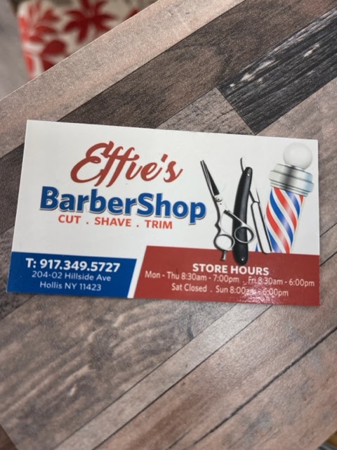 Effies Barber Shop | 204-02 Hillside Avenue, Queens, NY 11423 | Phone: (917) 349-5727