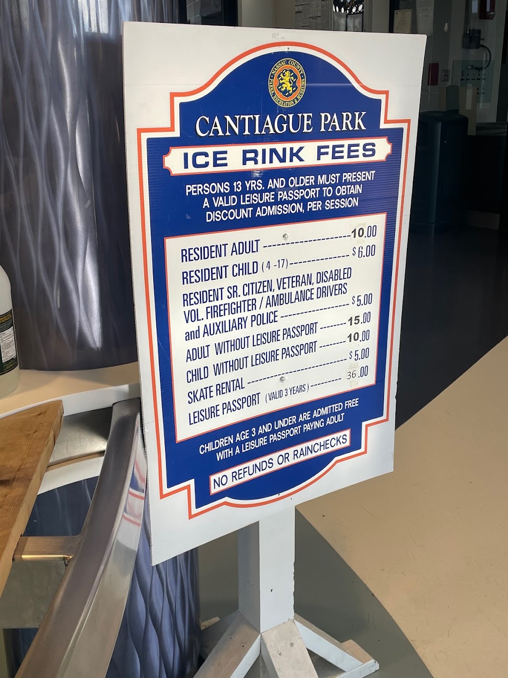 Cantiague Park Ice Rink | 480 W John St, Hicksville, NY 11801 | Phone: (516) 571-7056