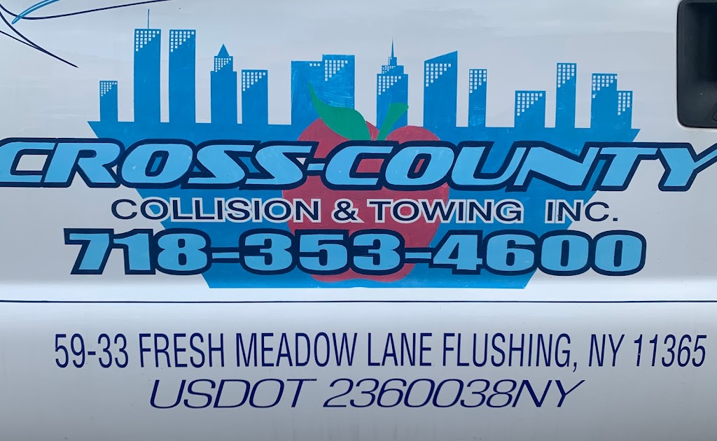 Cross County Collision & Towing Inc | 59-33 Fresh Meadow Ln #2, Queens, NY 11365 | Phone: (718) 353-4600