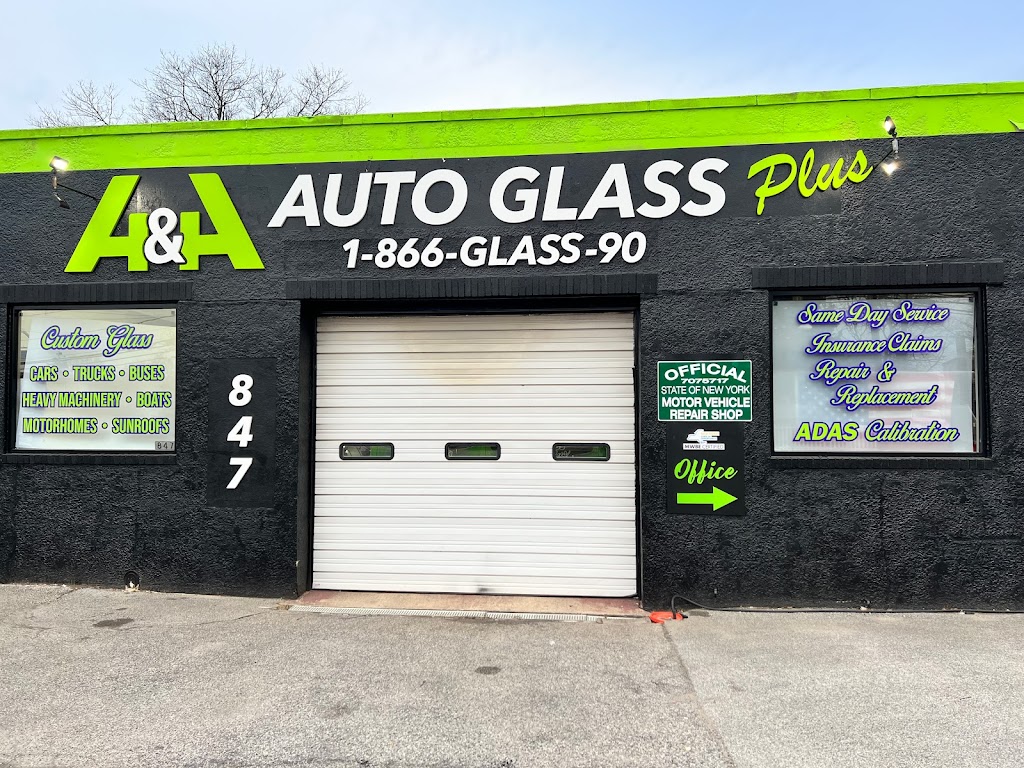 A & A Auto Glass Plus | 847 Wellwood Ave, Lindenhurst, NY 11757 | Phone: (631) 789-0101