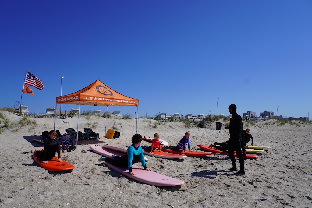 Sierra Surf School | Beach Entrance, Beach 67th St and, Beach Front Rd, Arverne, NY 11692 | Phone: (646) 737-4729