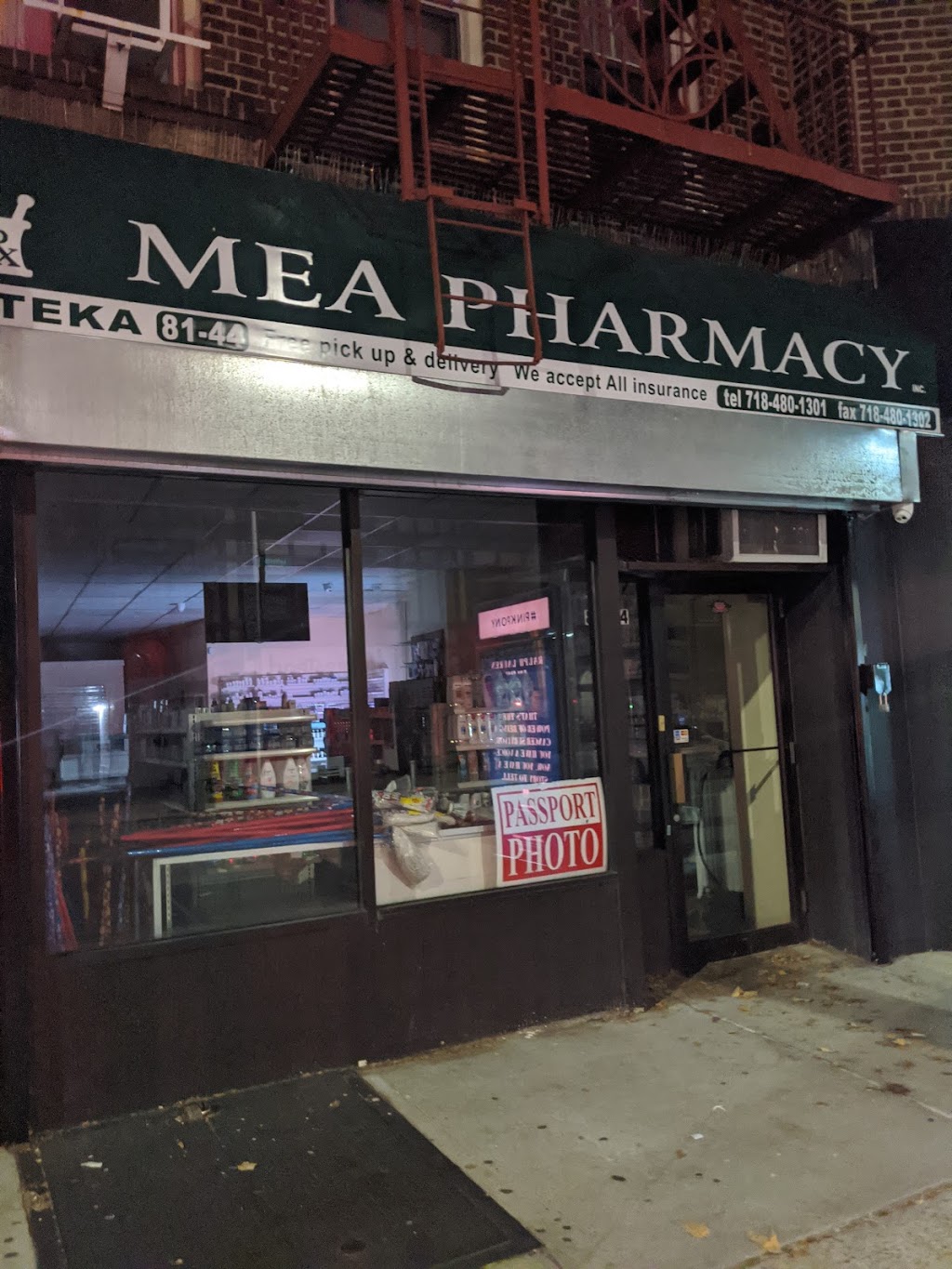 Mea Pharmacy INC. | 8144 Lefferts Blvd, Queens, NY 11415 | Phone: (718) 480-1301