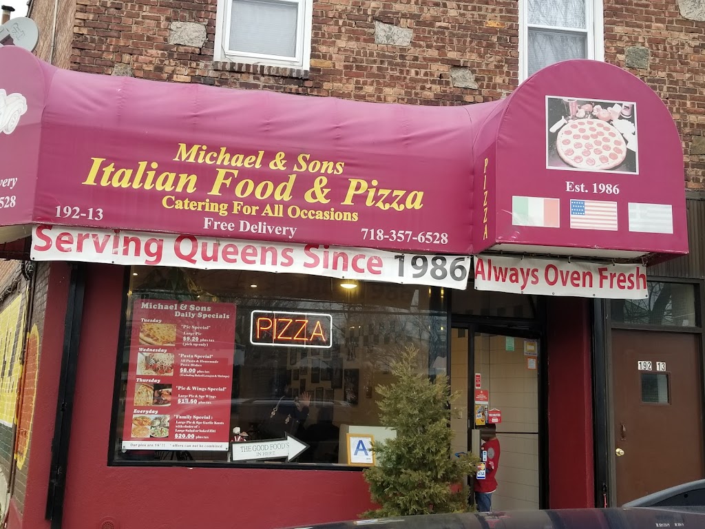 Michael & Sons Italian Food & Pizza | 19213 47th Ave, Queens, NY 11358 | Phone: (718) 357-6528