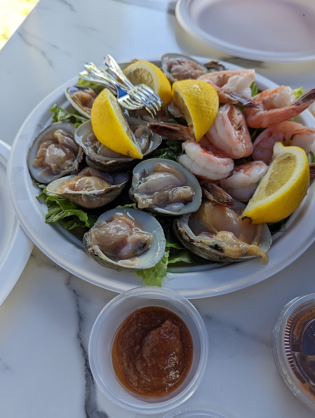 The Clam Bar at Bridge Marine | 40 Ludlam Ave, Bayville, NY 11709 | Phone: (866) 628-8689