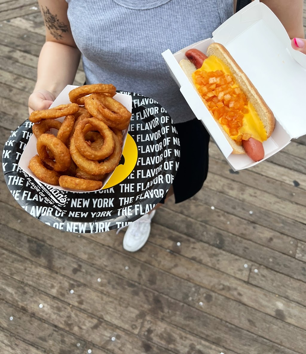 Nathans Famous, Coney Island Boardwalk | 1205 Riegelmann Boardwalk, 1205 Riegelmann Boardwalk, Brooklyn, NY 11224 | Phone: (718) 714-7207