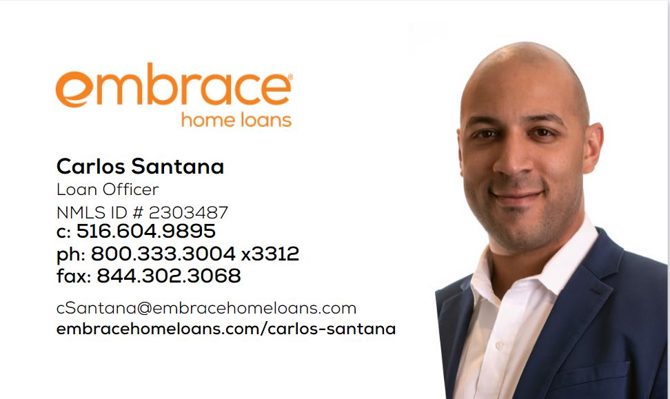 Carlos Santana - Mortgage Loans - Embrace Home Loans | 53 The Promenade, Glen Head, NY 11545 | Phone: (516) 604-9895