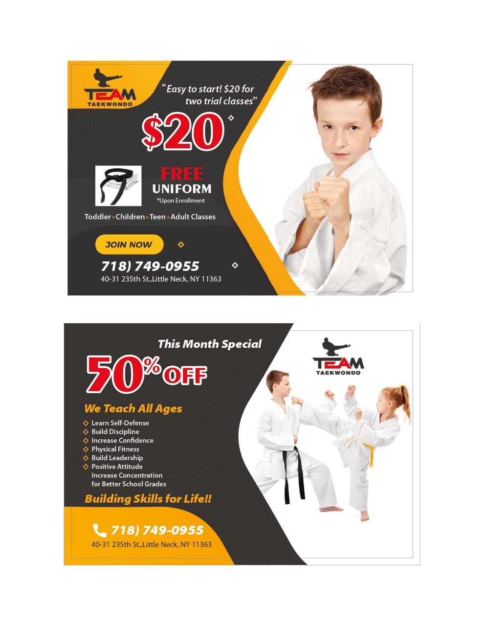 TEAM TAEKWONDO CORP. | 40-31 235th St, Queens, NY 11363 | Phone: (718) 749-0955