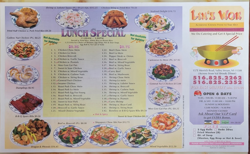 Lis Wok | 157 E Merrick Rd, Valley Stream, NY 11580 | Phone: (516) 825-2262