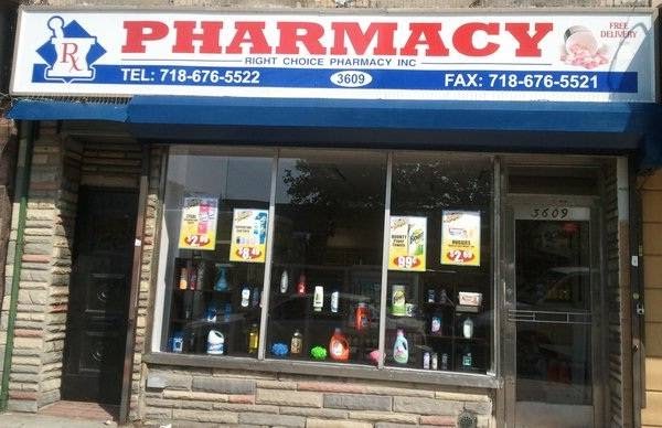 Right Choice Pharmacy | 3609 Ave. S, Brooklyn, NY 11234 | Phone: (718) 676-5522