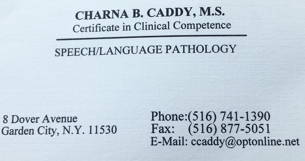 Charna B. Caddy, M.S. | 8 Dover Ave, Garden City, NY 11530 | Phone: (516) 741-1390