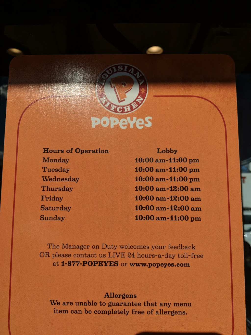 Popeyes Louisiana Kitchen | 23 Old Country Rd, Westbury, NY 11590 | Phone: (516) 333-3321