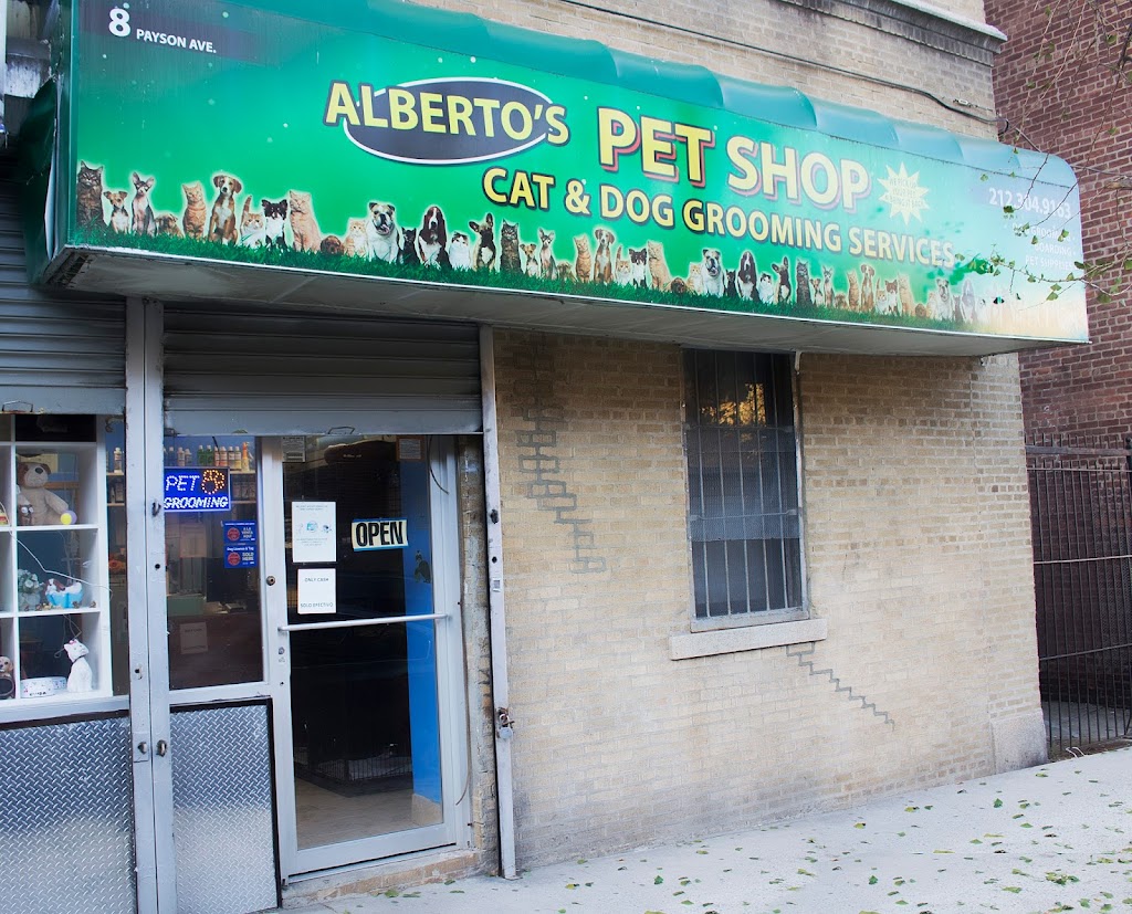 Albertos Pet Shop! Pet Grooming | 8 Payson Ave, New York, NY 10034 | Phone: (212) 304-9163