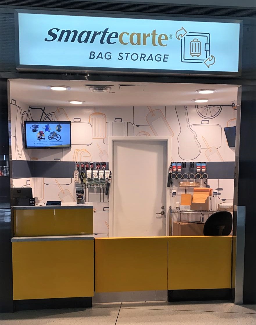 Smarte Carte Bag Storage | Terminal 1 500 Terminal Drive John F. Kennedy International Airport, Arrivals Ground Level, Jamaica, NY 11430 | Phone: (718) 916-8963