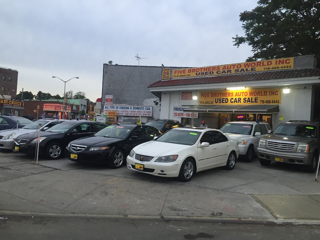 Five Brothers Auto World | 187-48 Jamaica Ave, Hollis, NY 11423 | Phone: (718) 468-4444