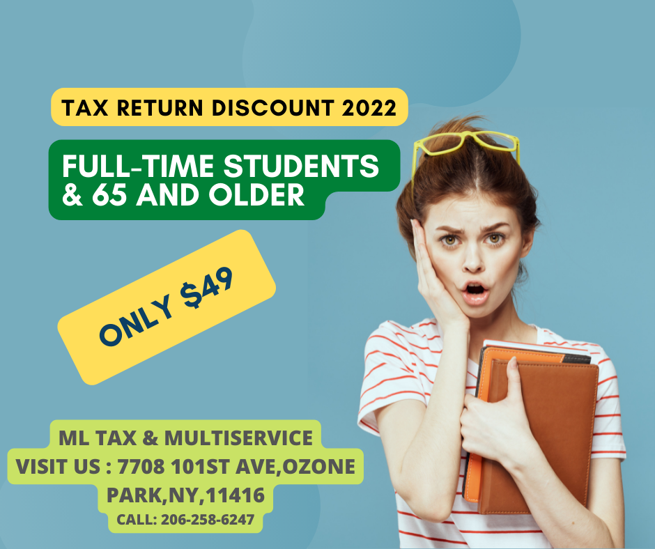 ML TAX & MULTISERVICE | 7708 101st Ave, Queens, NY 11416 | Phone: (206) 258-6247