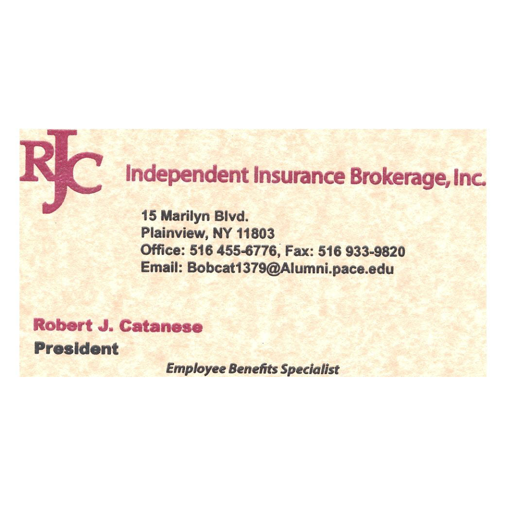 RJC Independent Insurance Brokerage, Inc | 15 Marilyn Blvd, Plainview, NY 11803 | Phone: (516) 455-6776