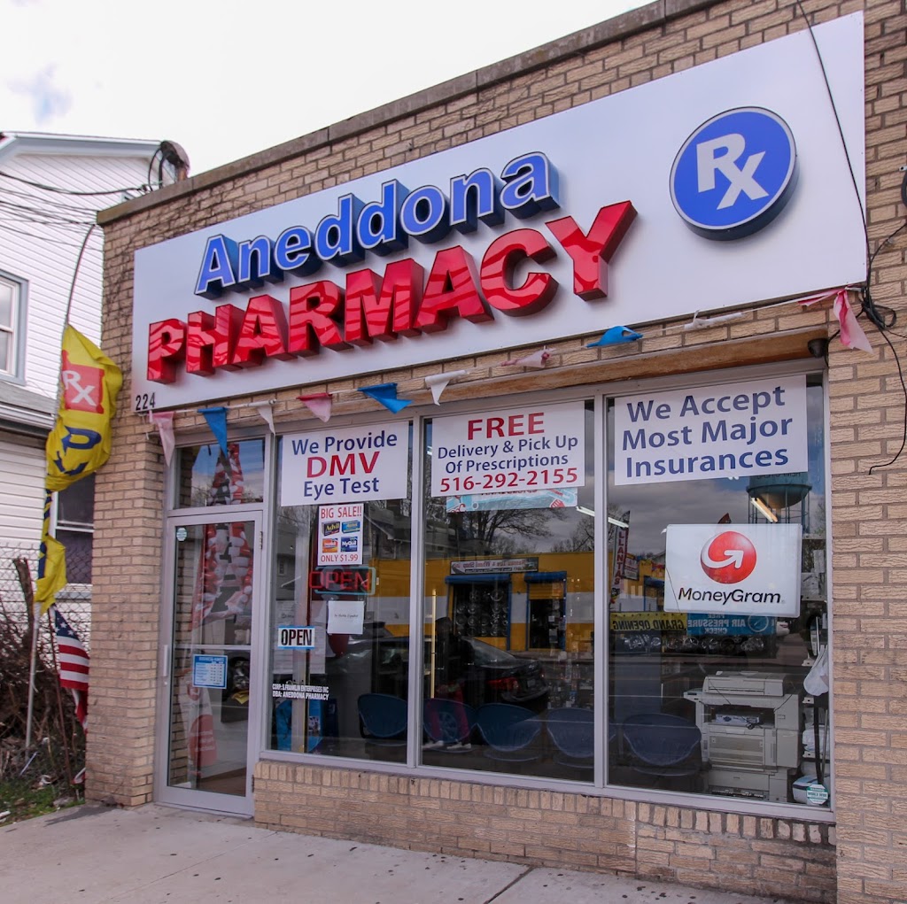 Aneddona Pharmacy | 224 S Franklin St, Hempstead, NY 11550 | Phone: (516) 292-2155