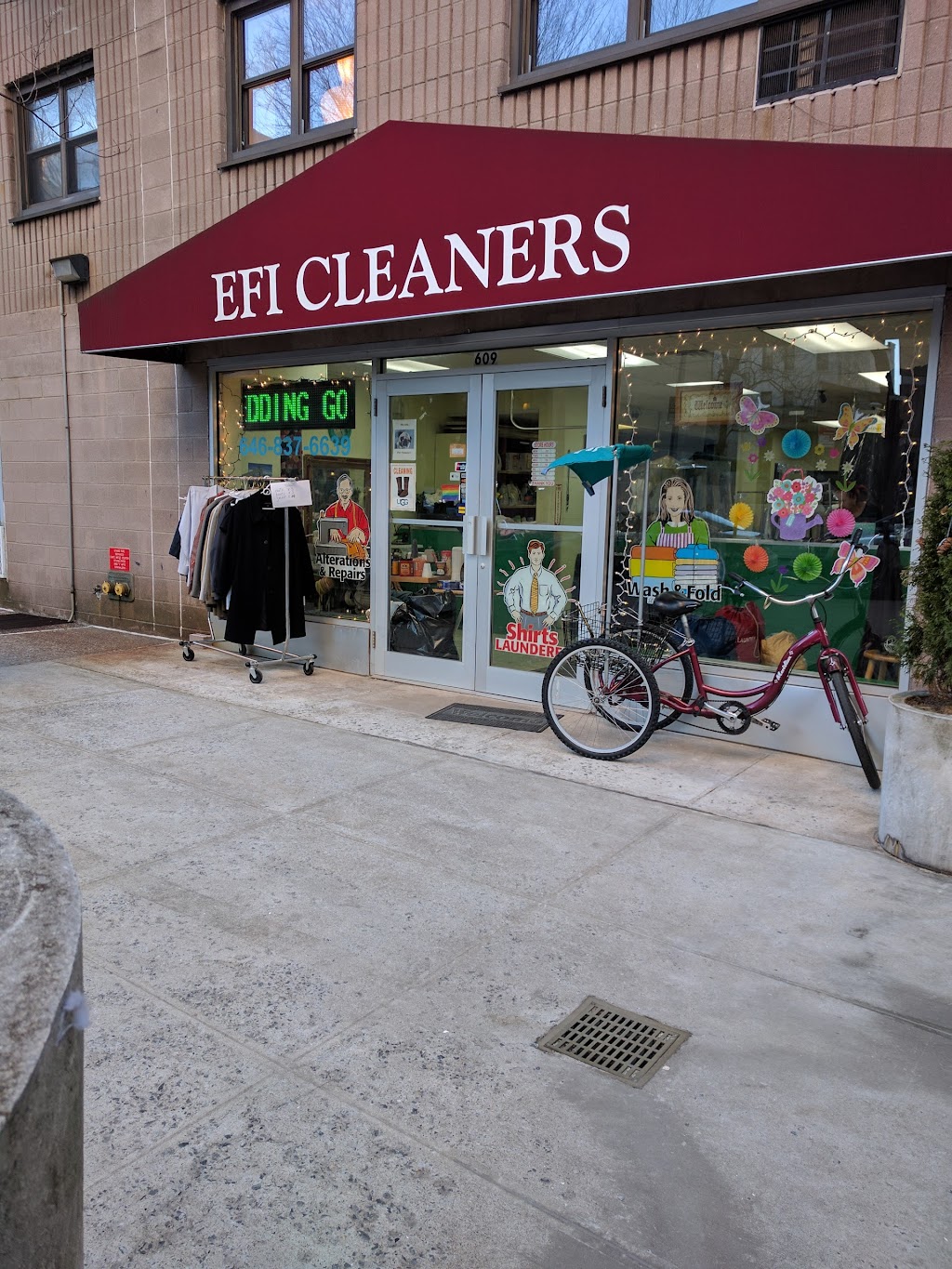 EFI Cleaners 2 | 609 Columbus Ave, New York, NY 10024 | Phone: (646) 837-6639