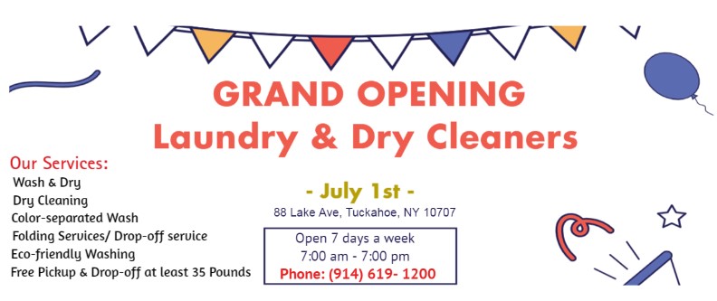 Tuckahoe Laundry & Dry Cleaners | 88 Lake Ave 2nd store, Tuckahoe, NY 10707 | Phone: (914) 619-1200