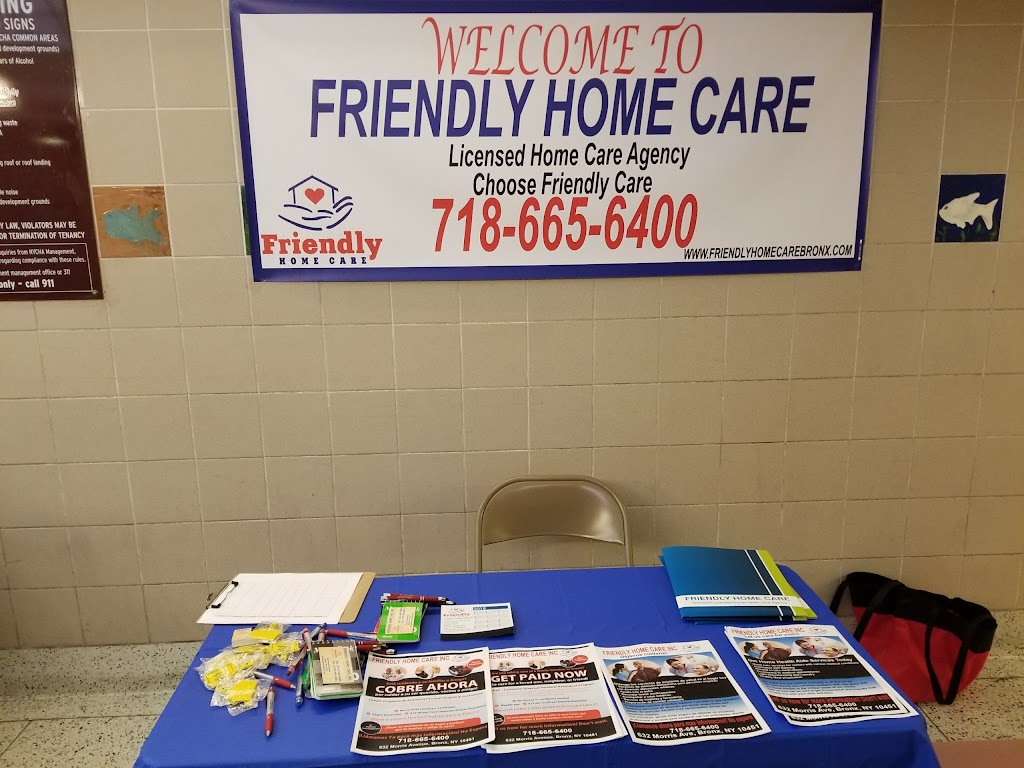 Friendly Home Care | 632 Morris Ave, Bronx, NY 10451 | Phone: (718) 665-6400